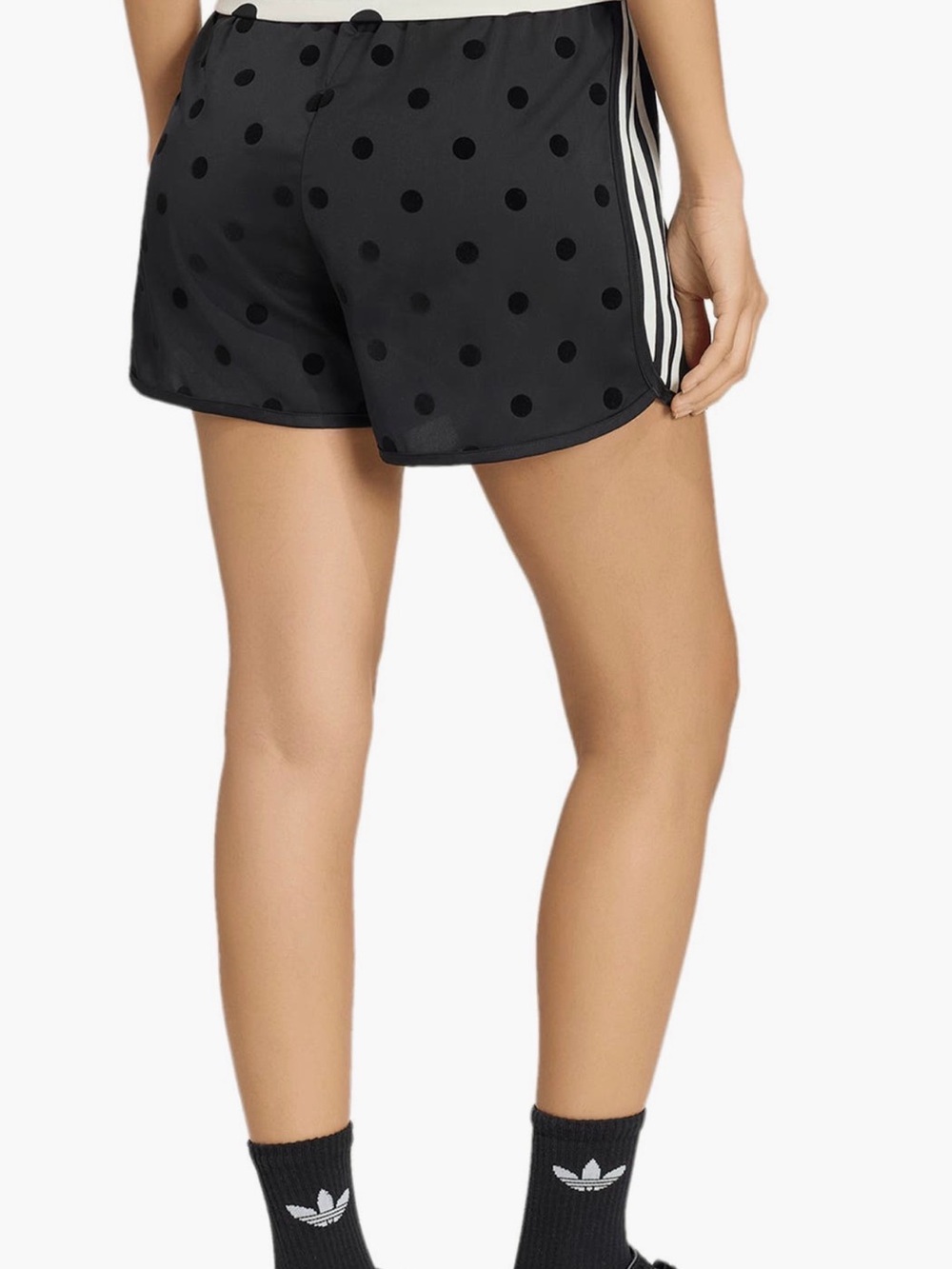 NWT adidas Polka Dot Sprinter Shorts (BLACK) - Picture 5 of 8